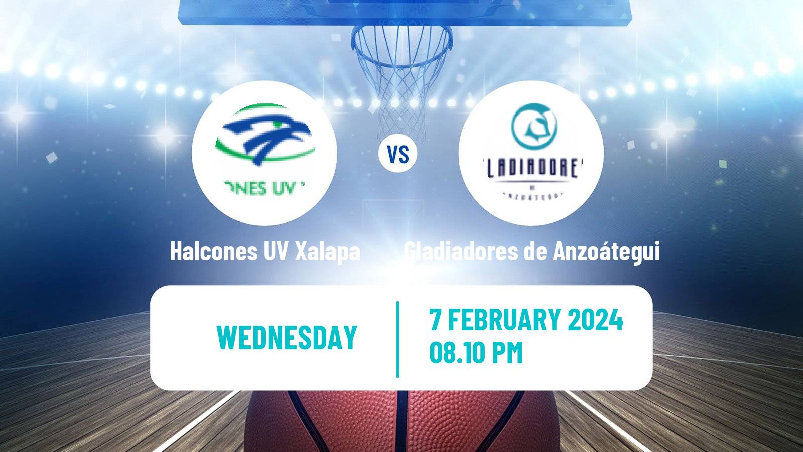 Basketball Champions League Americas Basketball Halcones UV Xalapa - Gladiadores de Anzoátegui
