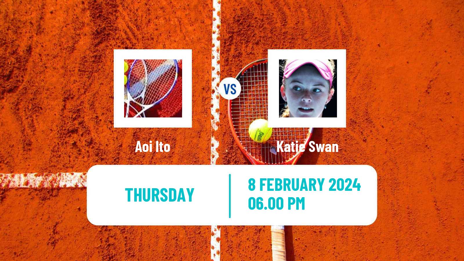 Tennis ITF W75 Burnie 2 Women Aoi Ito - Katie Swan