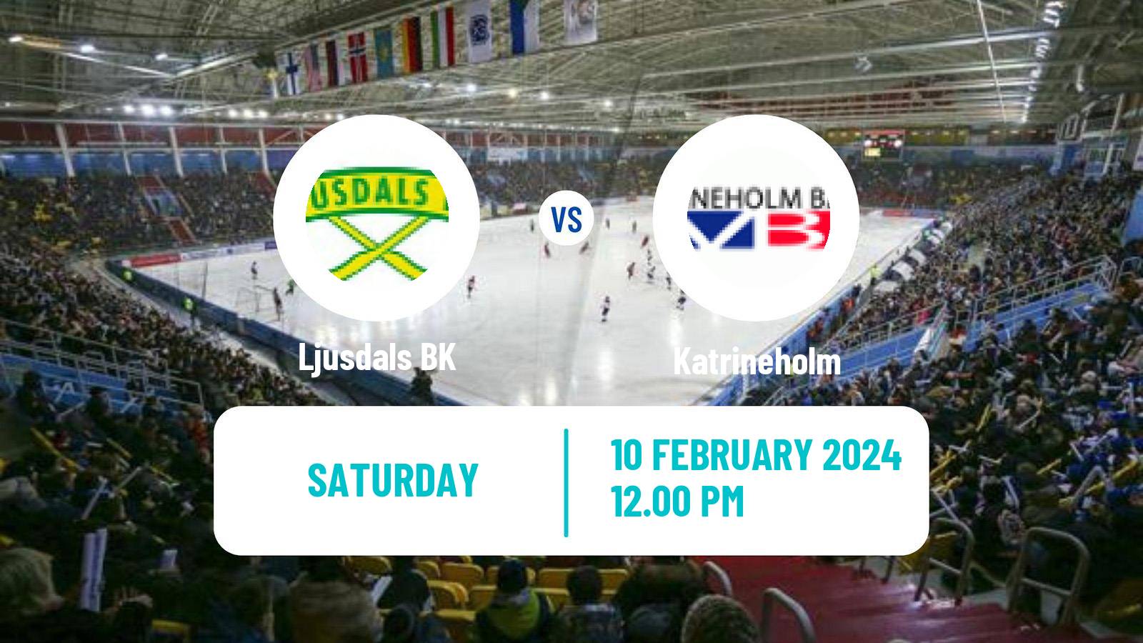 Bandy Swedish Allsvenskan Bandy Ljusdal - Katrineholm