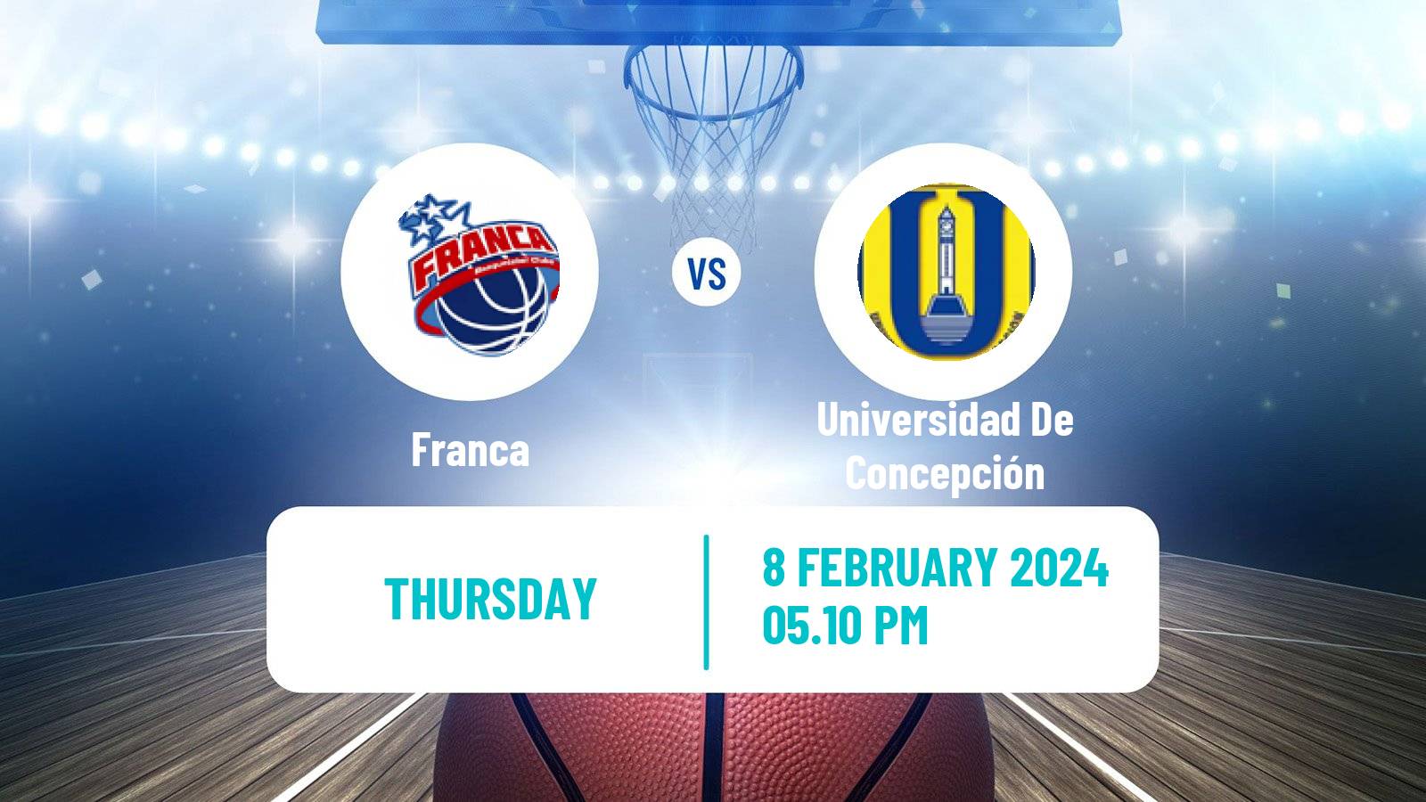 Basketball Champions League Americas Basketball Franca - Universidad De Concepción
