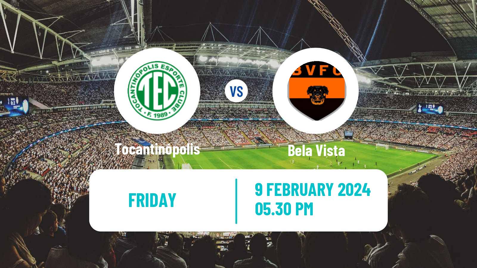 Soccer Brazilian Campeonato Tocantinense Tocantinópolis - Bela Vista