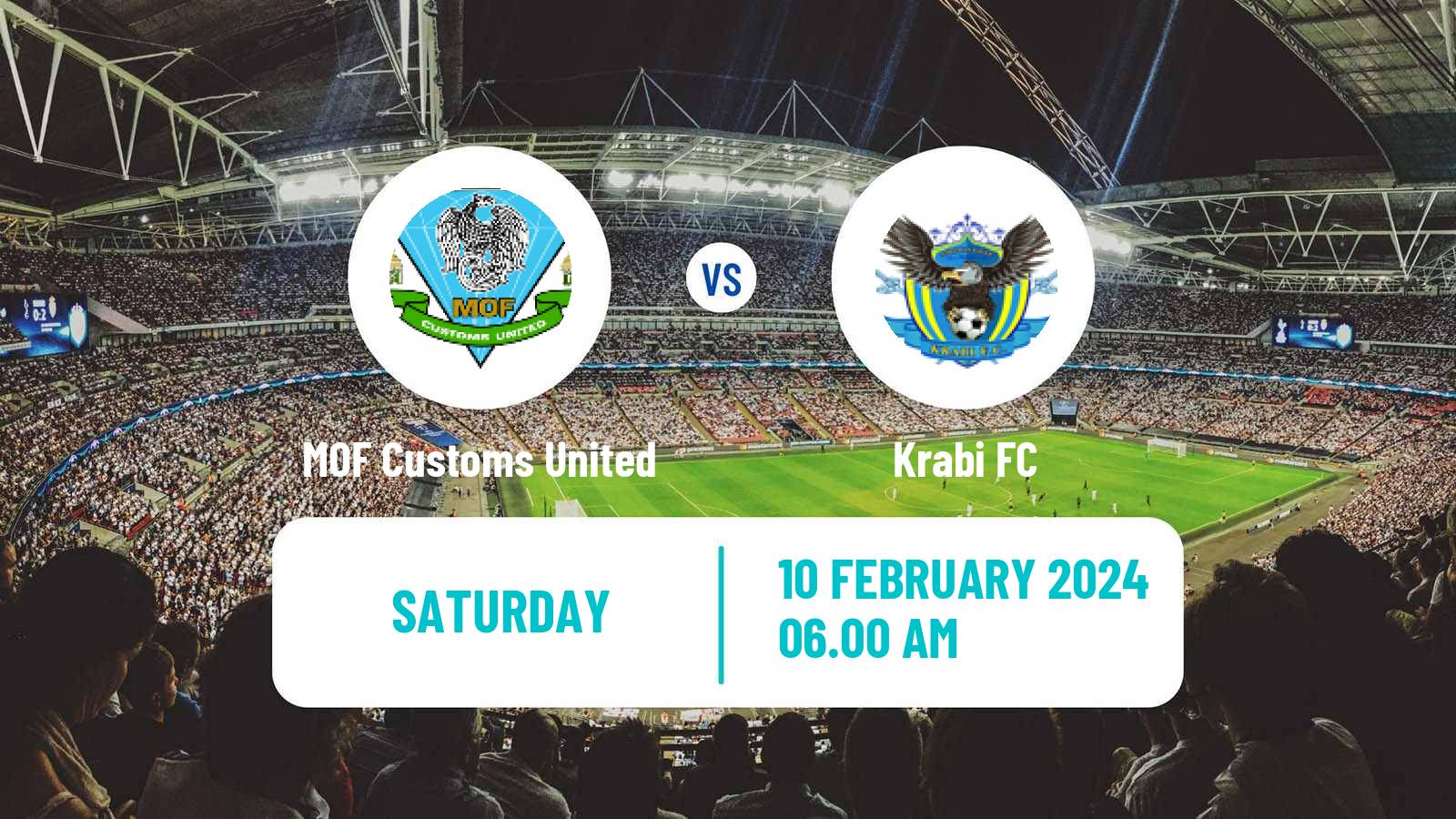 Soccer Thai League 2 MOF Customs United - Krabi