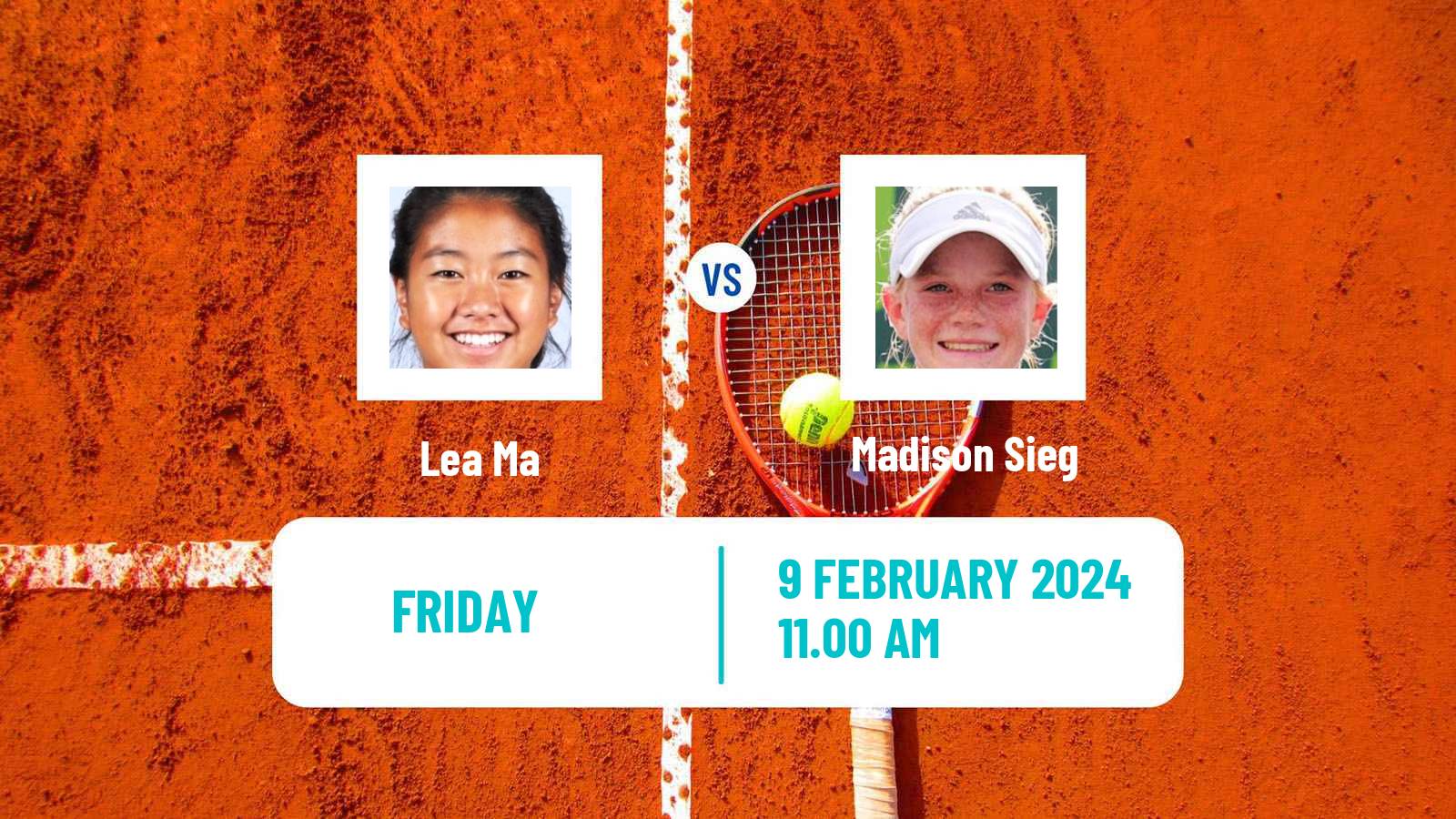 Tennis ITF W35 Wesley Chapel Fl Women Lea Ma - Madison Sieg