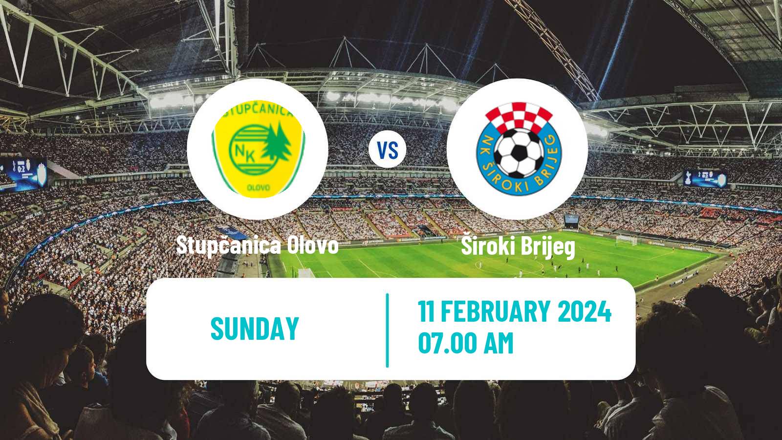 Soccer Bosnian Cup Stupčanica Olovo - Široki Brijeg