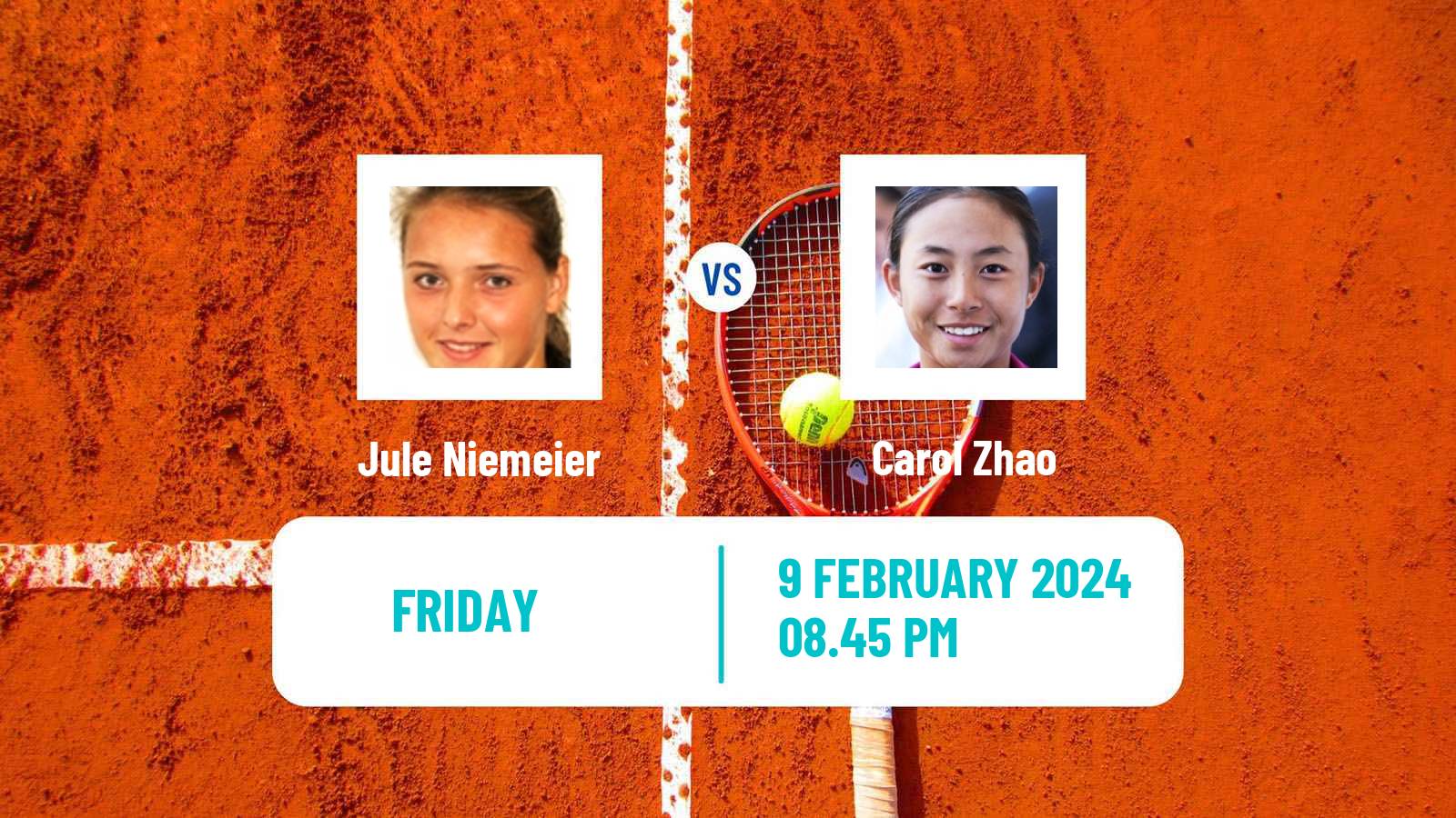 Tennis ITF W100 Irapuato Women Jule Niemeier - Carol Zhao