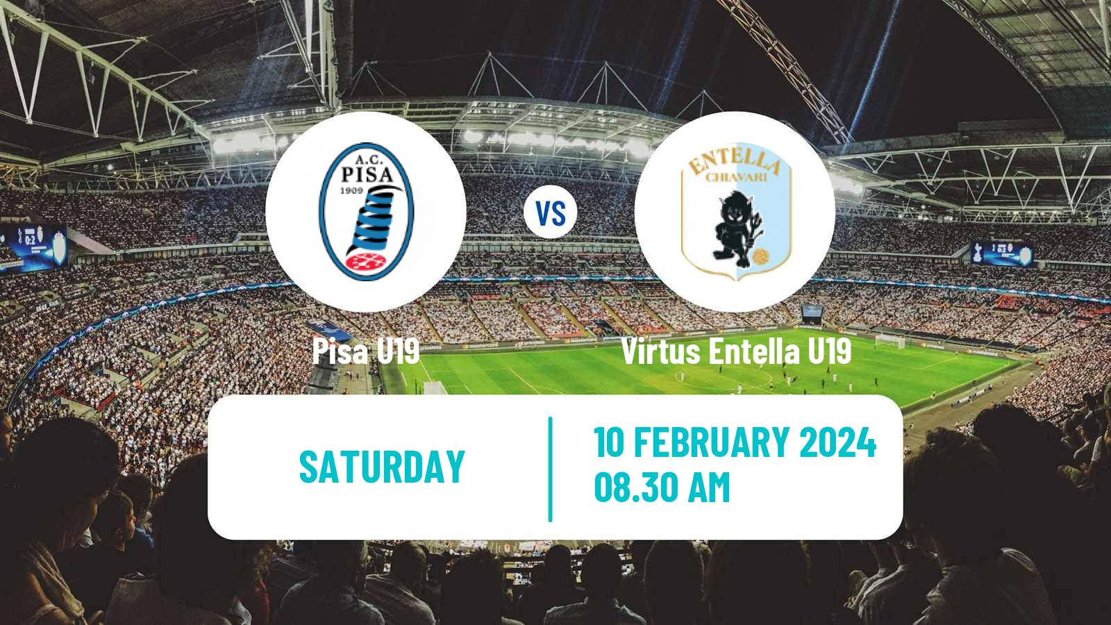 Soccer Italian Primavera 2 Pisa U19 - Virtus Entella U19