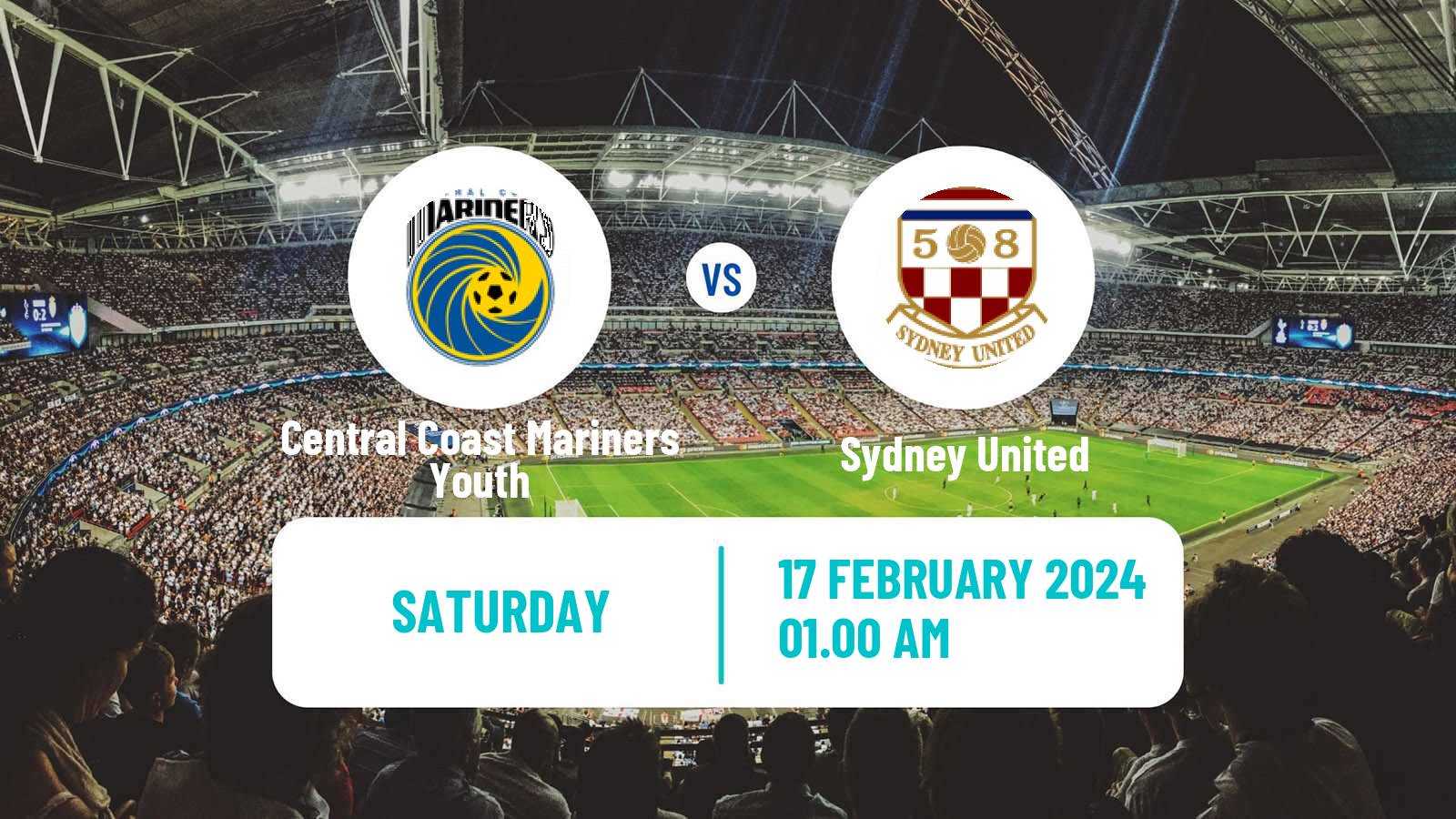 Football Australian NPL NSW Central Coast Mariners Youth - Sydney United