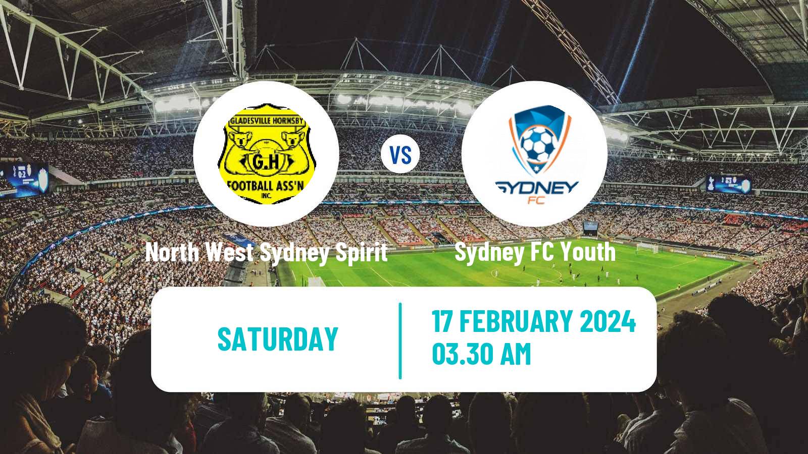 Football Australian NPL NSW North West Sydney Spirit - Sydney FC Youth