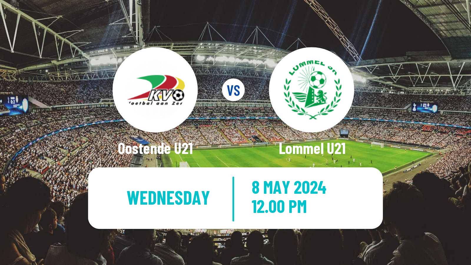 Football Belgian Pro League U21 Oostende U21 - Lommel U21