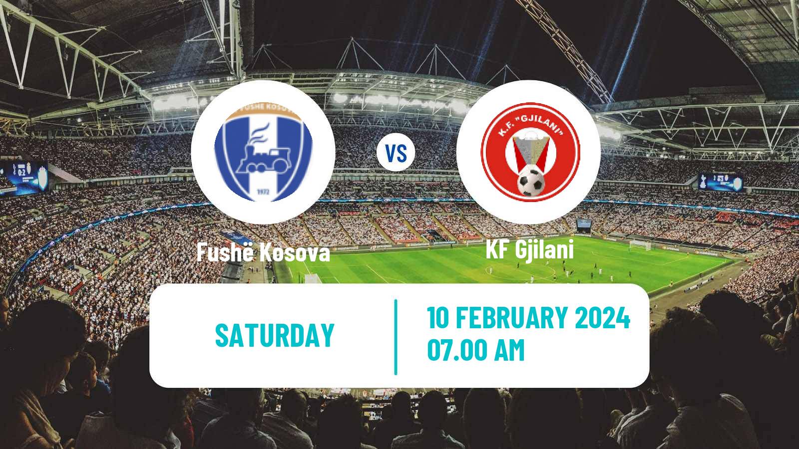 Soccer Kosovo Superliga Fushë Kosova - Gjilani