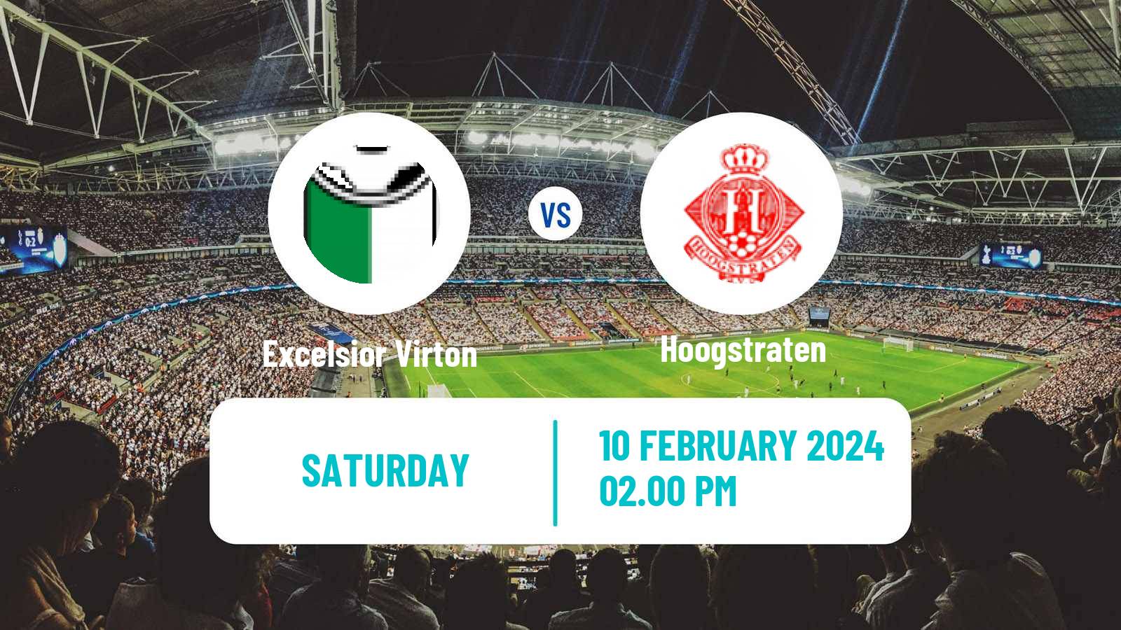 Soccer Belgian National Division 1 Excelsior Virton - Hoogstraten