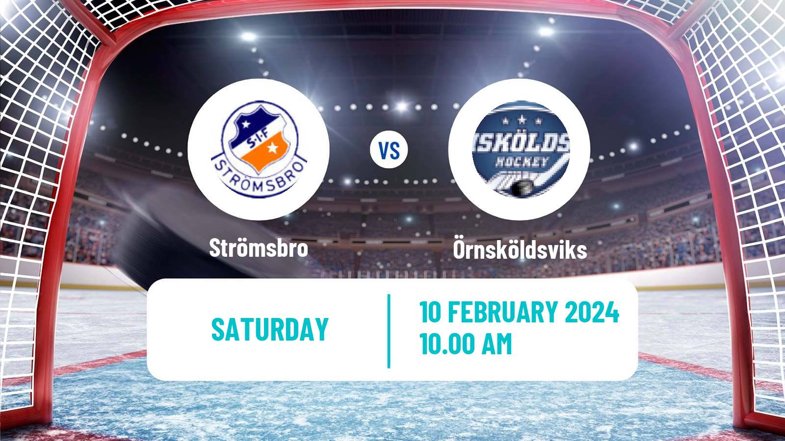 Hockey Swedish HockeyEttan Norra Var Strömsbro - Örnsköldsviks