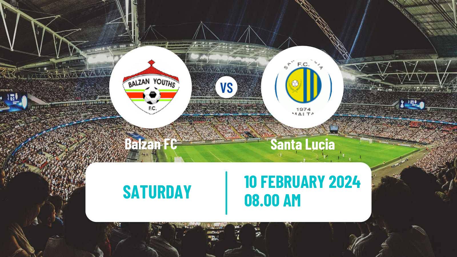 Soccer Maltese Premier League Balzan - Santa Lucia