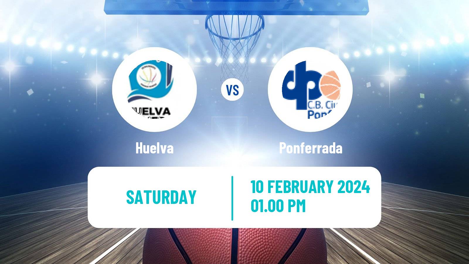 Basketball Spanish LEB Plata Huelva - Ponferrada