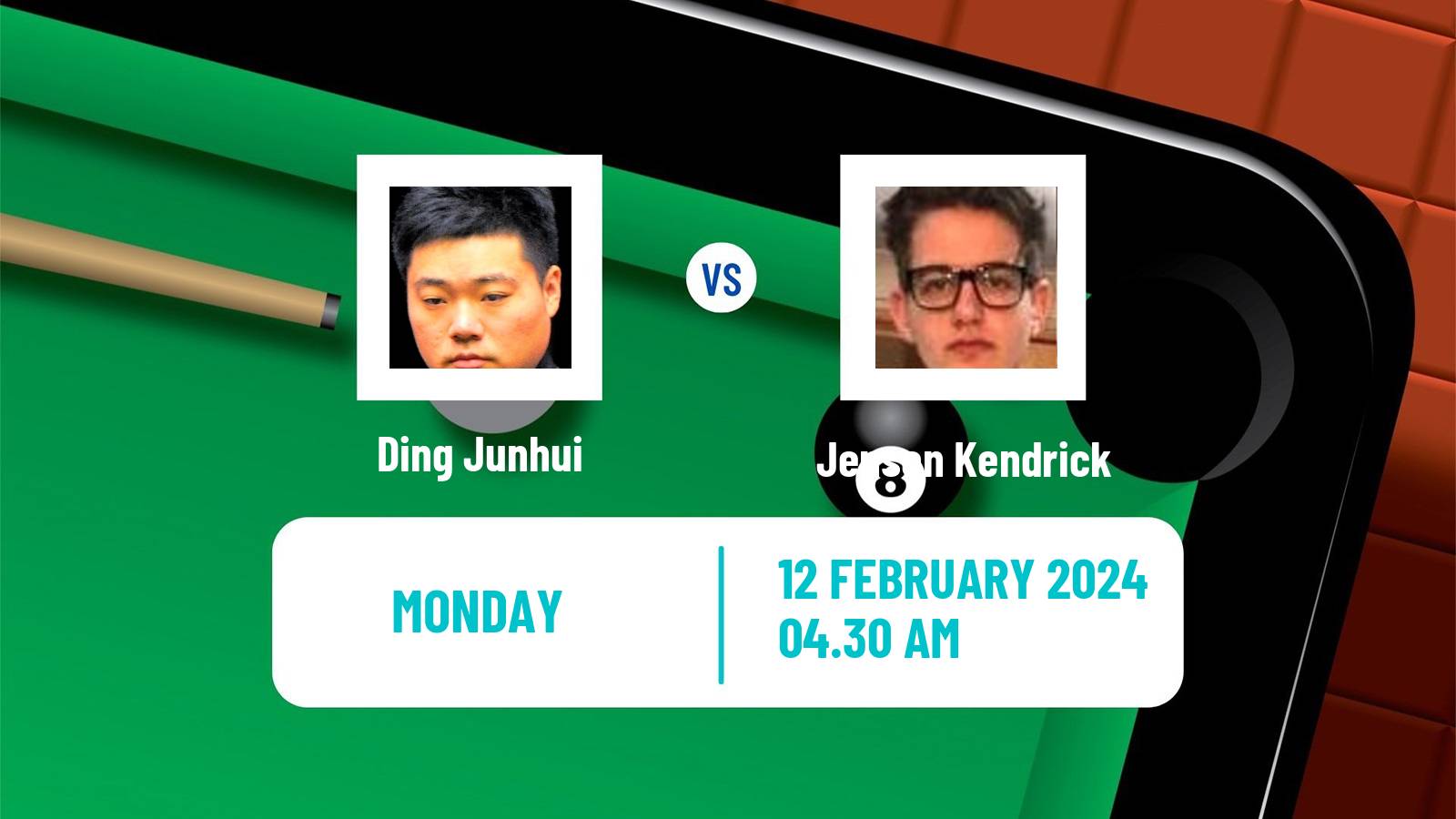 Snooker Welsh Open Ding Junhui - Jenson Kendrick