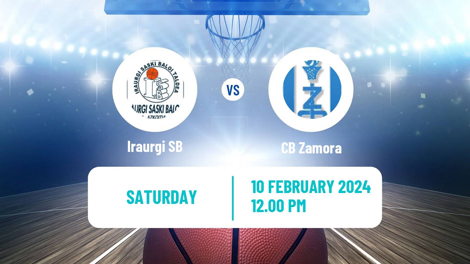 Basketball Spanish LEB Plata Iraurgi SB - Zamora