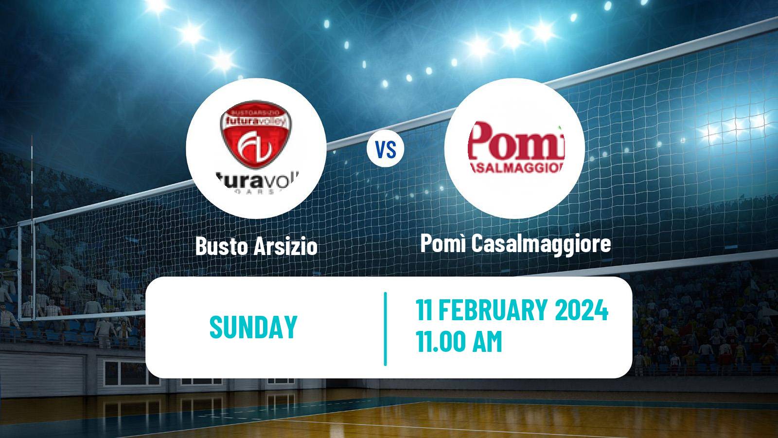 Volleyball Italian Serie A Volleyball Women Busto Arsizio - Pomì Casalmaggiore
