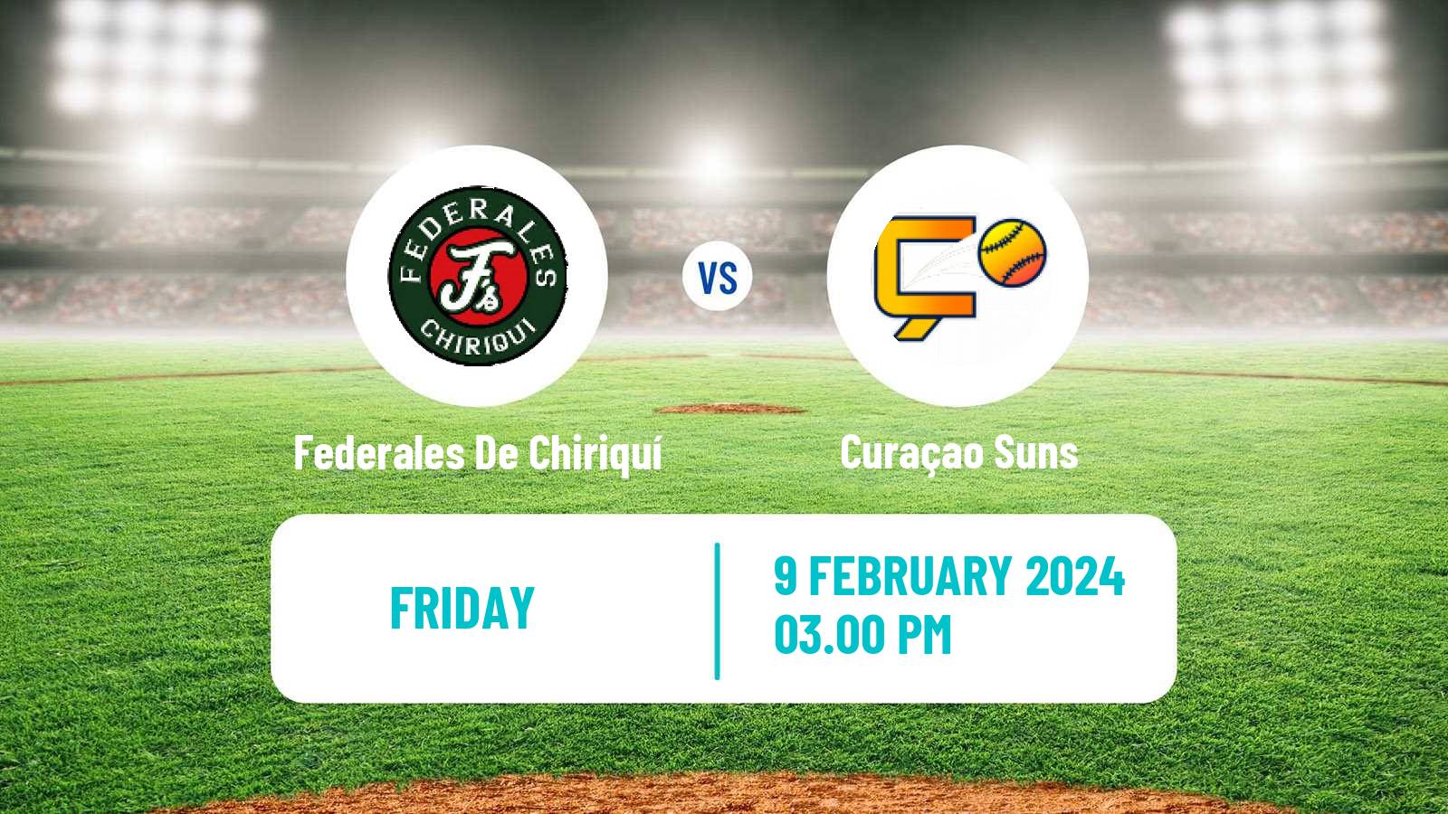Baseball Baseball Caribbean Series Federales De Chiriquí - Curaçao Suns