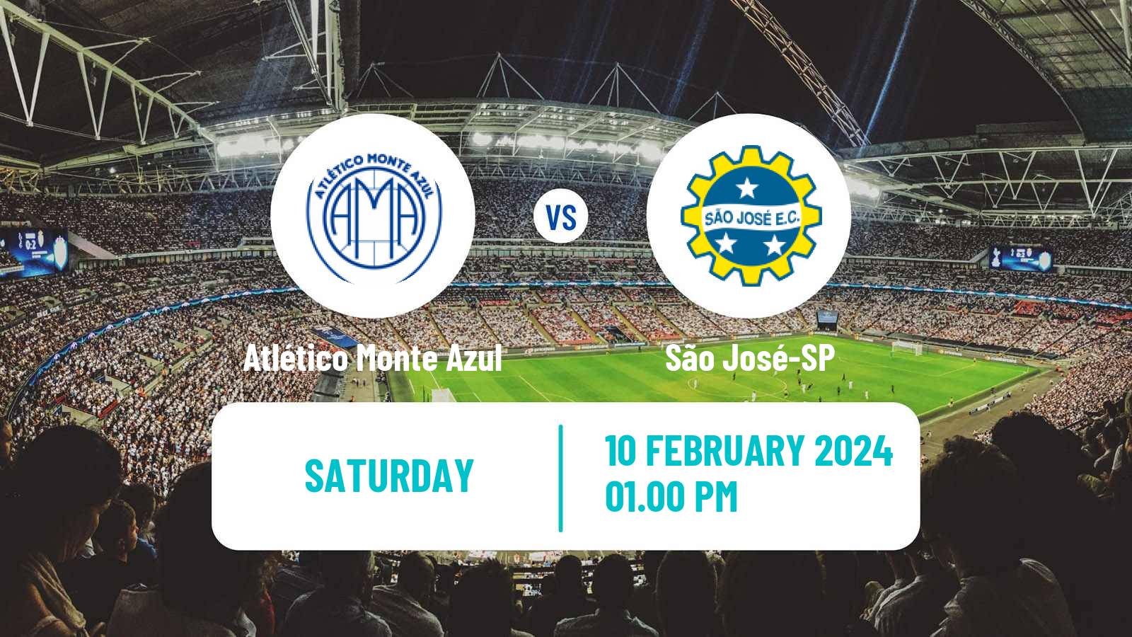 Soccer Brazilian Campeonato Paulista A2 Atlético Monte Azul - São José-SP