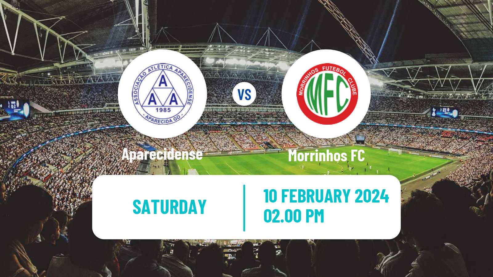 Football Brazilian Campeonato Goiano Aparecidense - Morrinhos