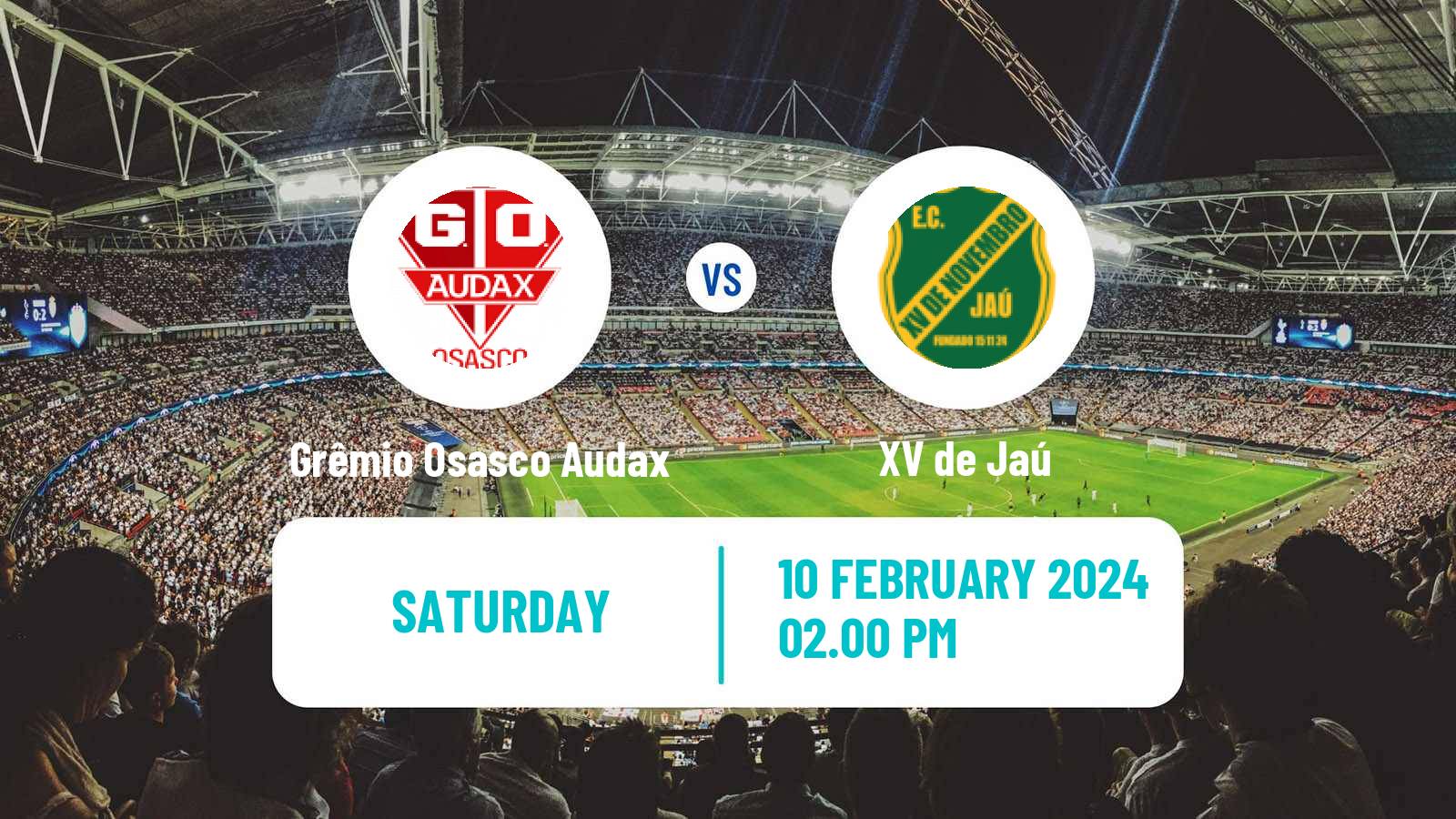 Soccer Brazilian Campeonato Paulista A4 Grêmio Osasco Audax - XV de Jaú