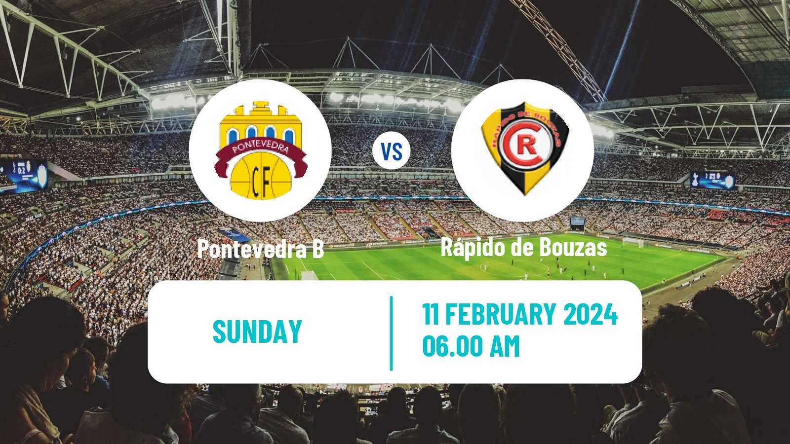 Soccer Spanish Tercera RFEF - Group 1 Pontevedra B - Rápido de Bouzas