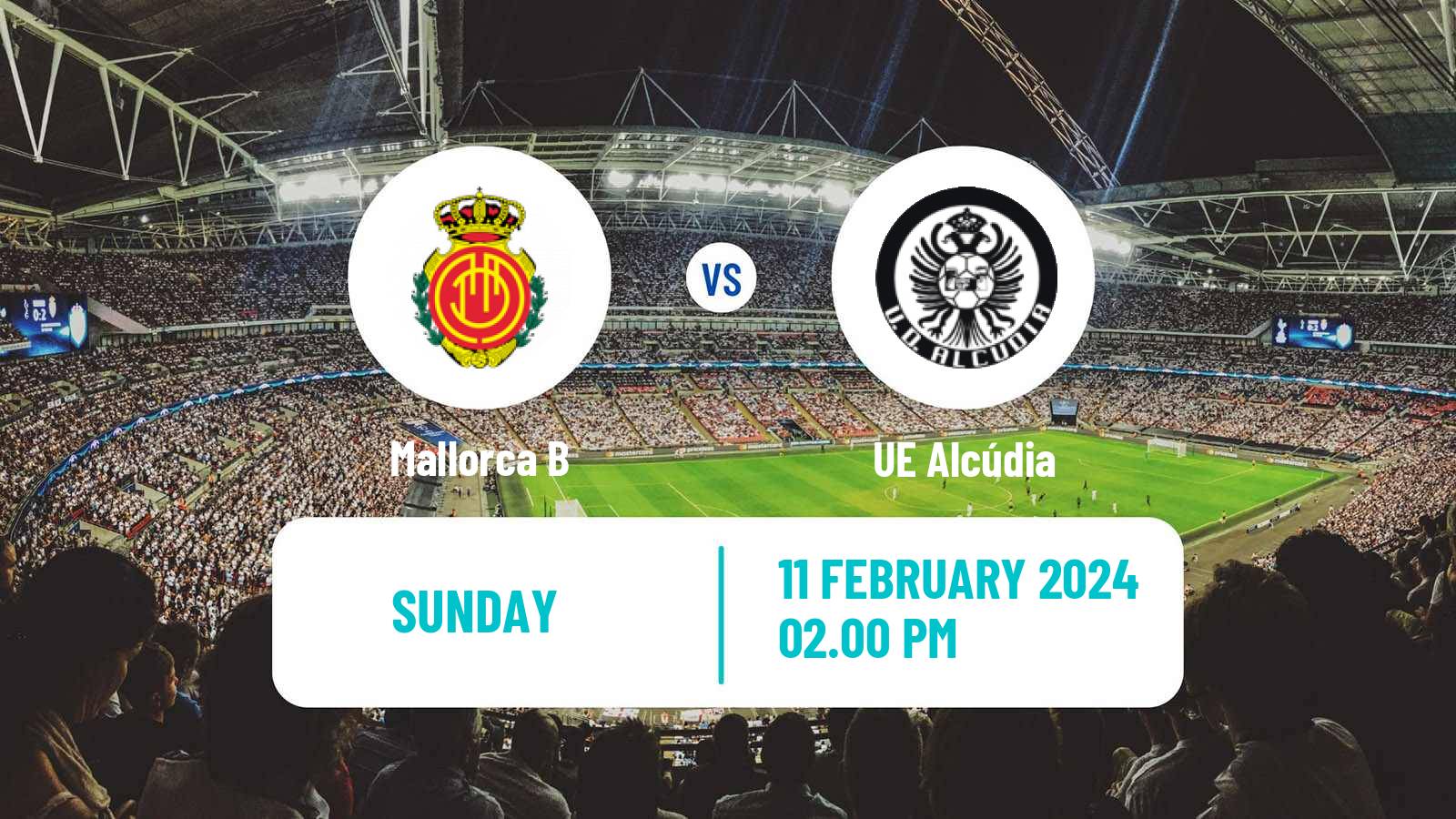 Soccer Spanish Tercera RFEF - Group 11 Mallorca B - Alcúdia