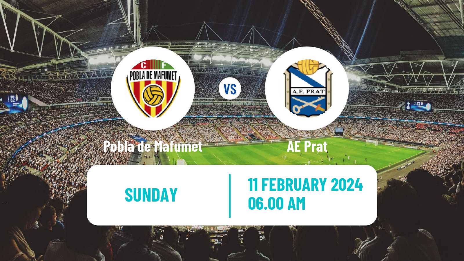 Soccer Spanish Tercera RFEF - Group 5 Pobla de Mafumet - Prat