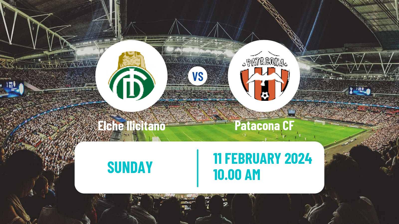 Soccer Spanish Tercera RFEF - Group 6 Elche Ilicitano - Patacona