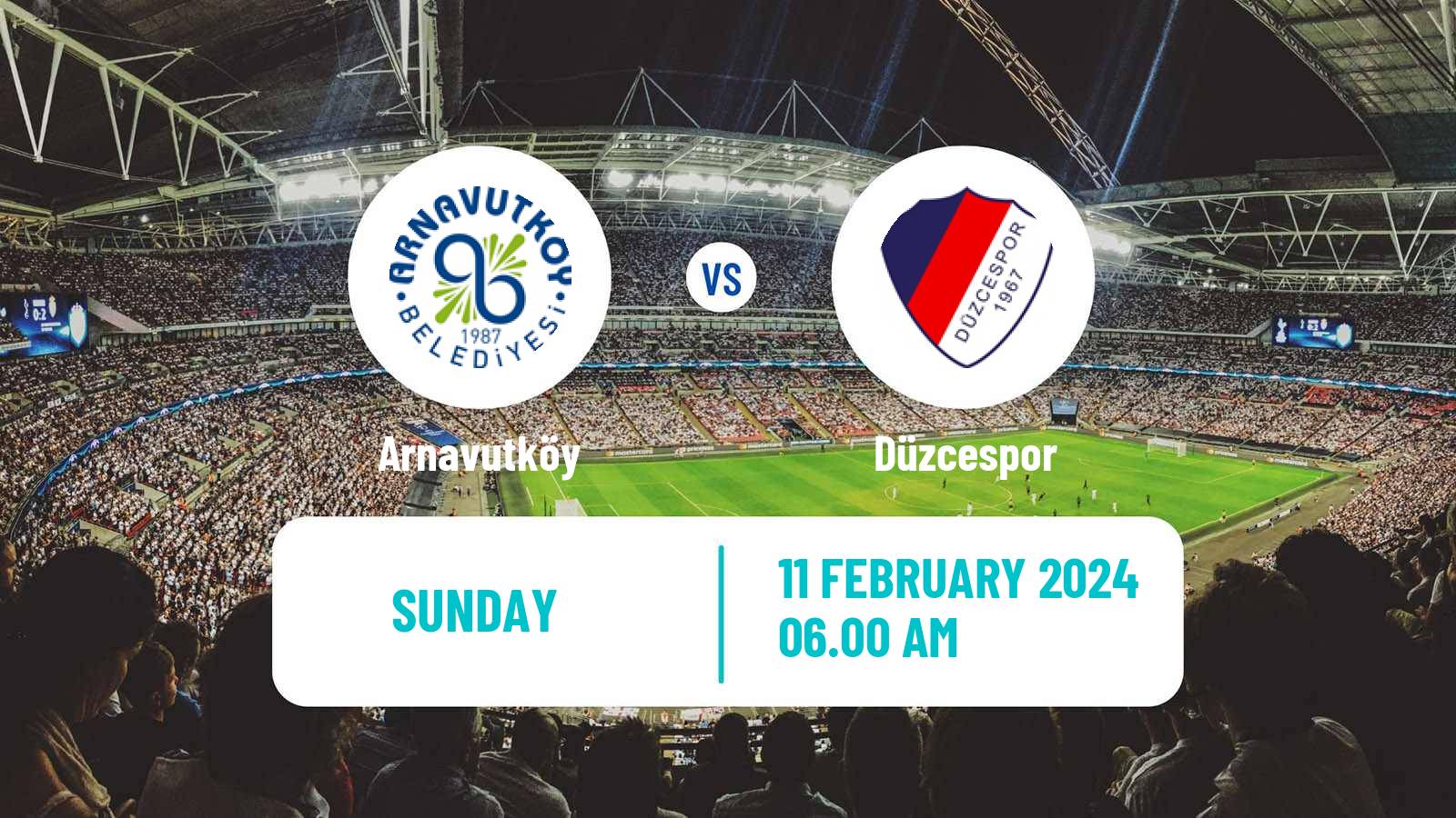 Soccer Turkish Second League Red Group Arnavutköy - Düzcespor