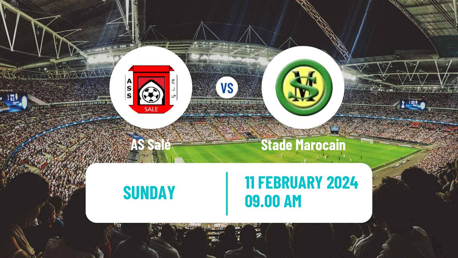 Soccer Moroccan Botola 2 Salé - Stade Marocain