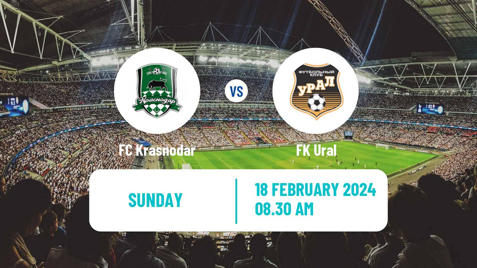 Soccer Club Friendly Krasnodar - Ural