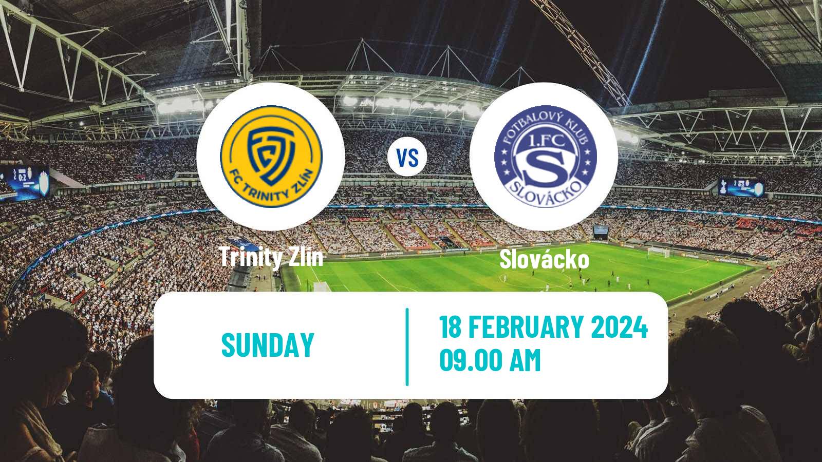 Soccer Czech 1 Liga Zlín - Slovácko