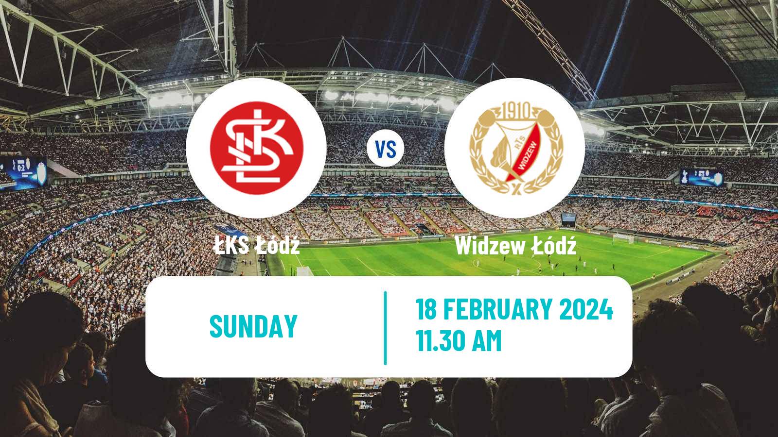 Soccer Polish Ekstraklasa ŁKS Łódź - Widzew Łódź
