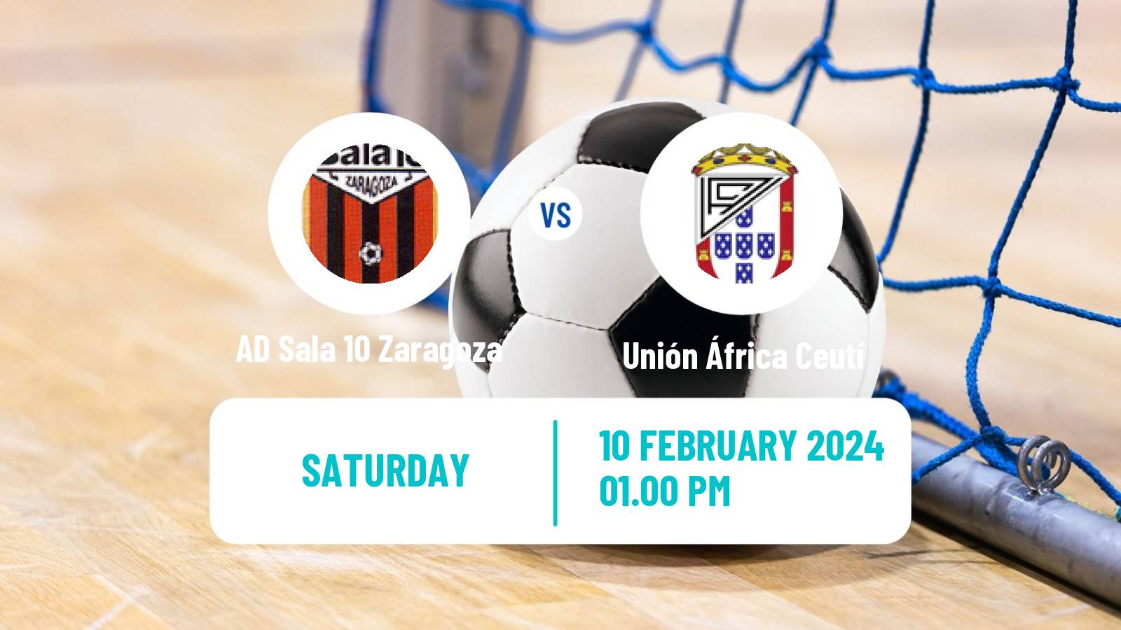 Futsal Spanish Segunda Division Futsal AD Sala 10 Zaragoza - Unión África Ceutí