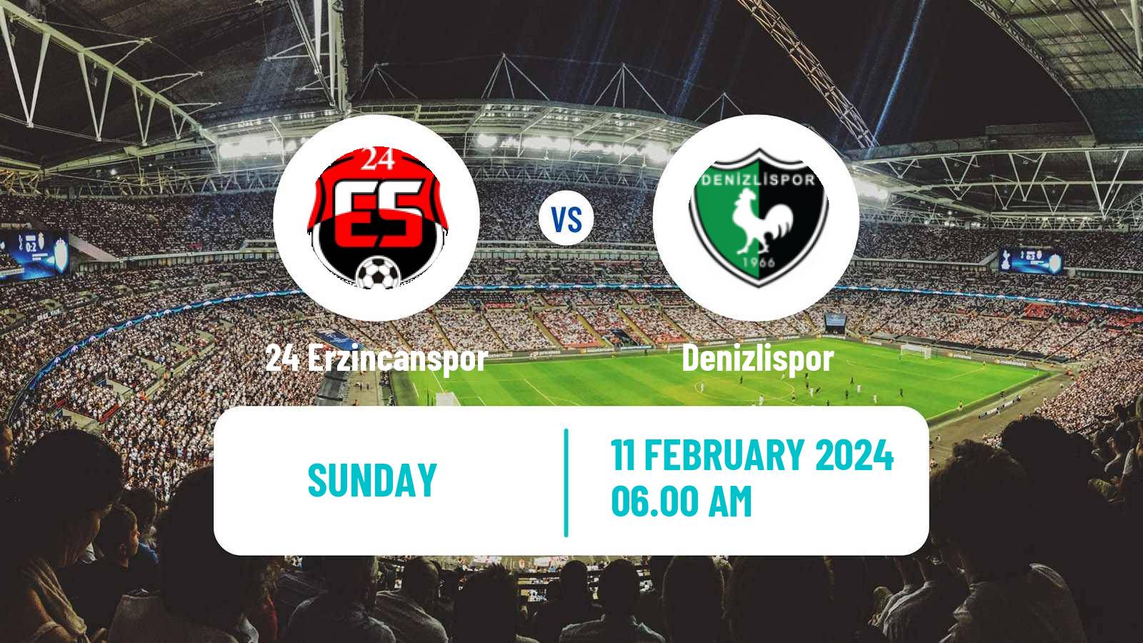 Soccer Turkish Second League Red Group 24 Erzincanspor - Denizlispor