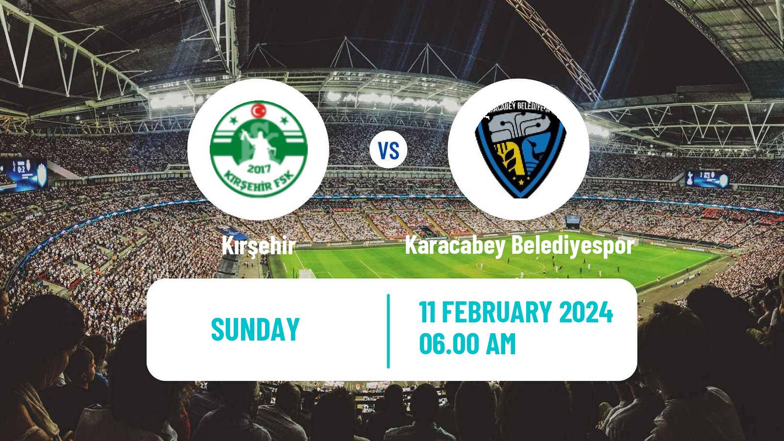 Soccer Turkish Second League White Group Kırşehir - Karacabey Belediyespor