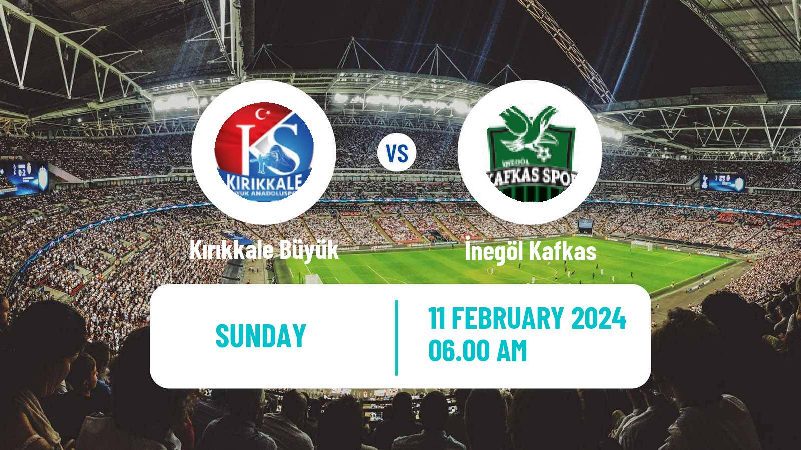 Soccer Turkish 3 Lig Group 1 Kırıkkale Büyük - İnegöl Kafkas