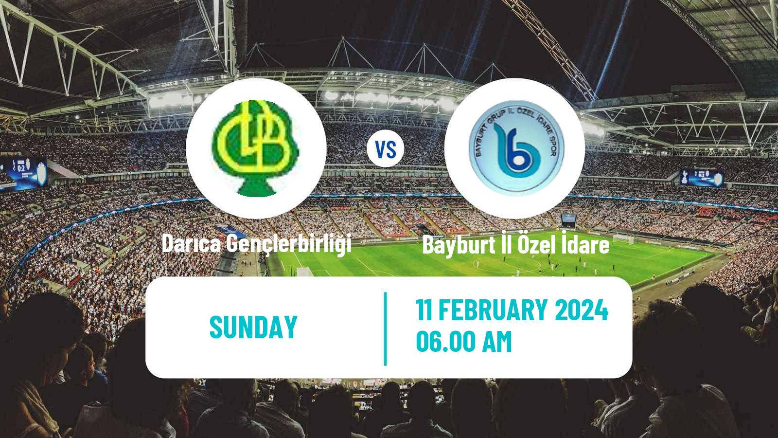 Soccer Turkish 3 Lig Group 3 Darıca Gençlerbirliği - Bayburt İl Özel İdare