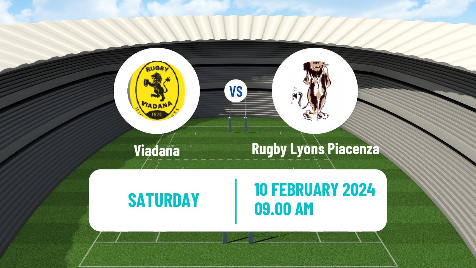 Rugby union Italian Top10 Rugby Union Viadana - Rugby Lyons Piacenza