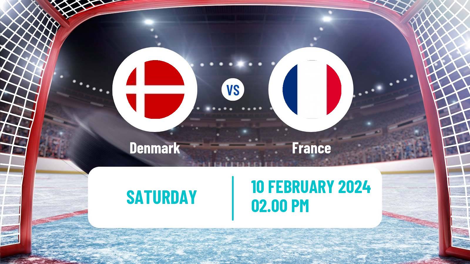 Hockey Friendly International Ice Hockey Denmark - France