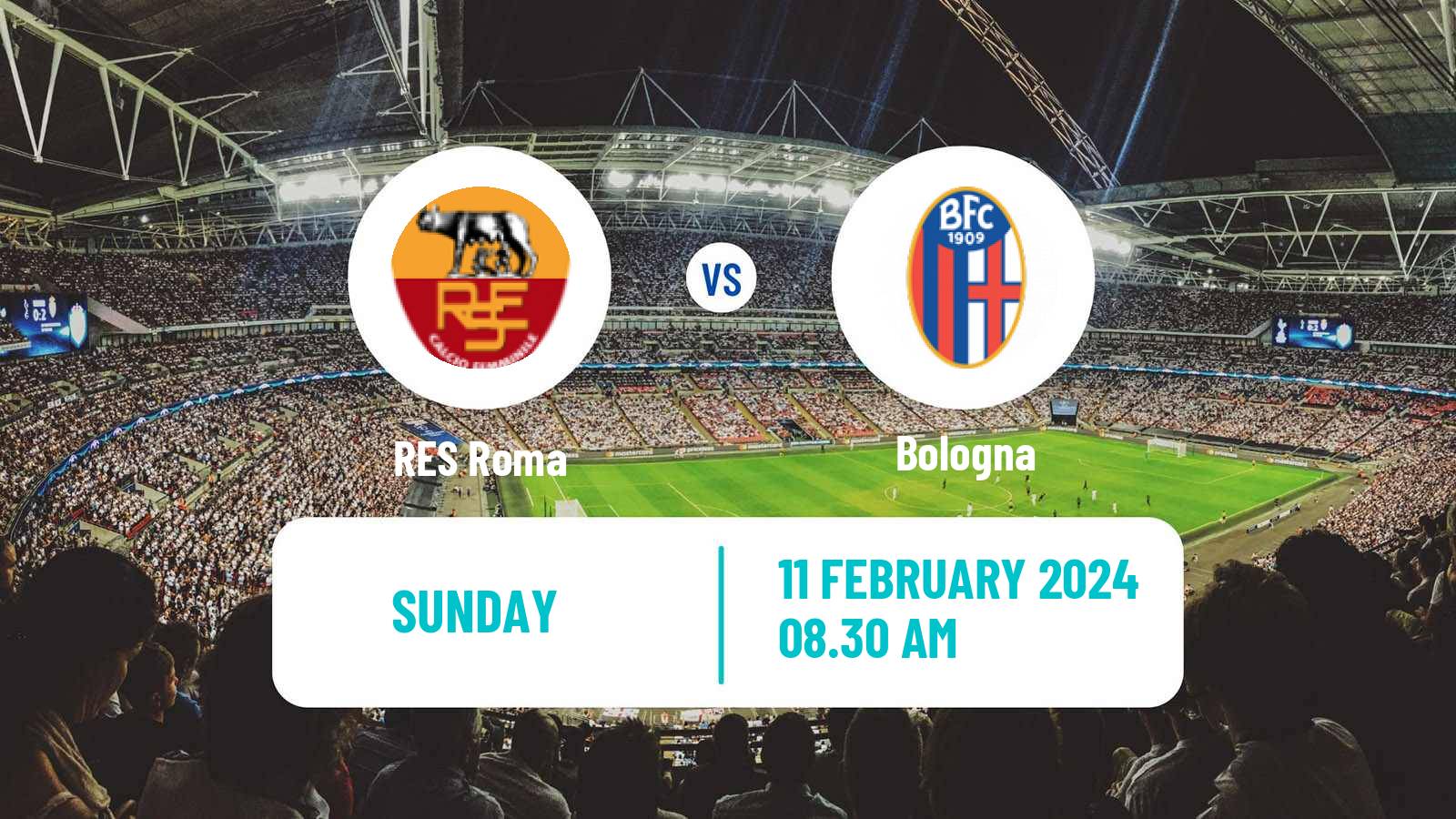 Soccer Italian Serie B Women RES Roma - Bologna
