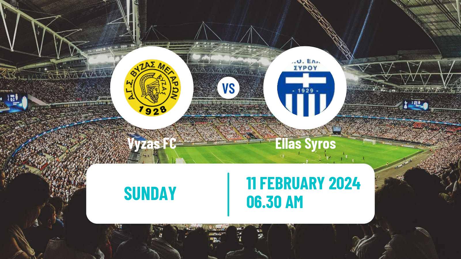 Soccer Greek Gamma Ethniki - Group 3 Vyzas - Ellas Syros