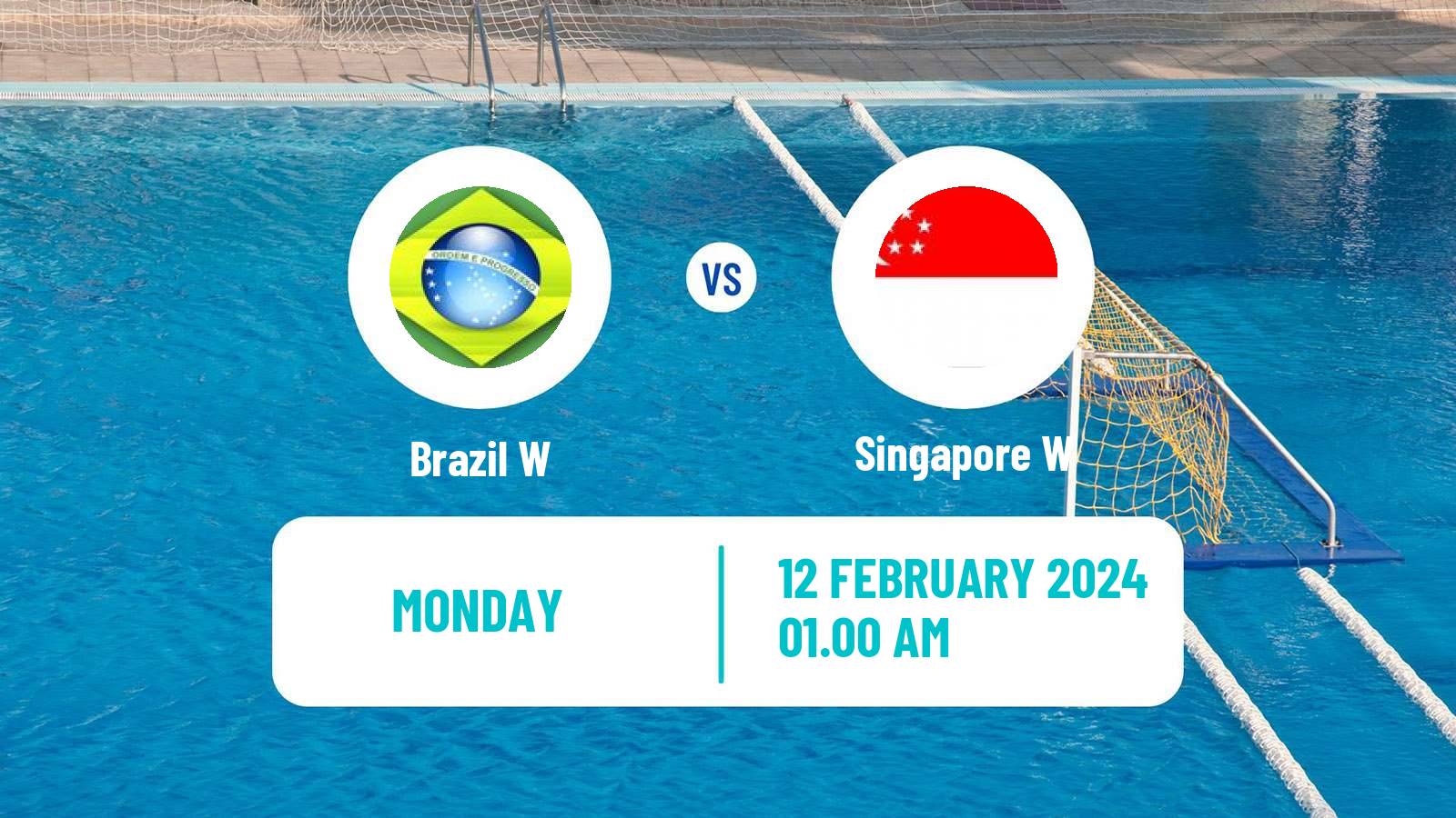 Water polo World Championship Water Polo Women Brazil W - Singapore W