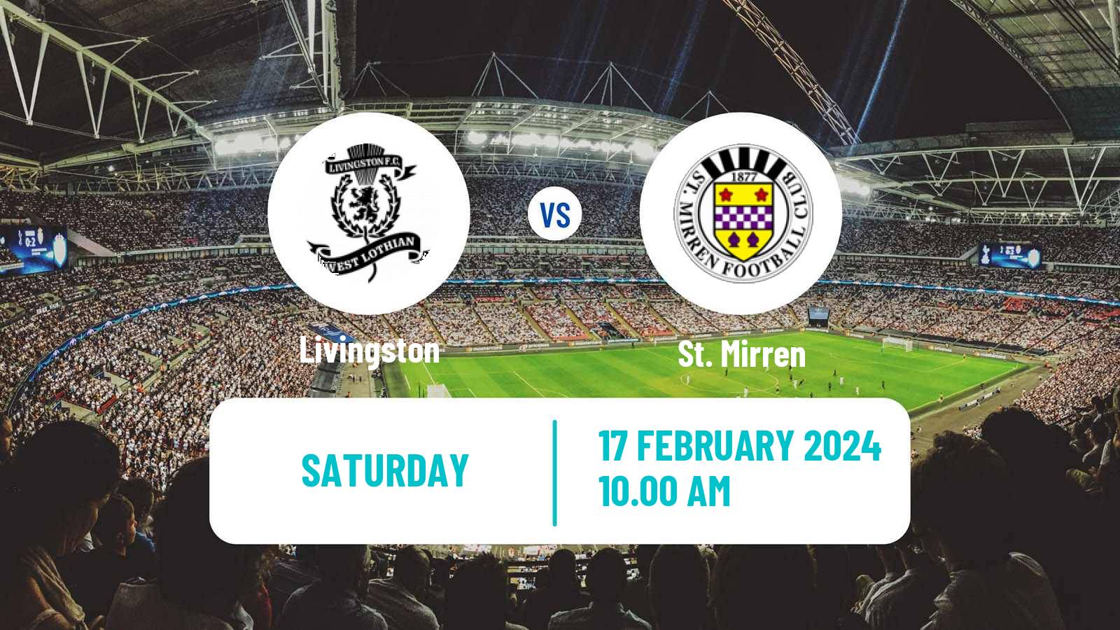 Soccer Scottish Premier League Livingston - St. Mirren