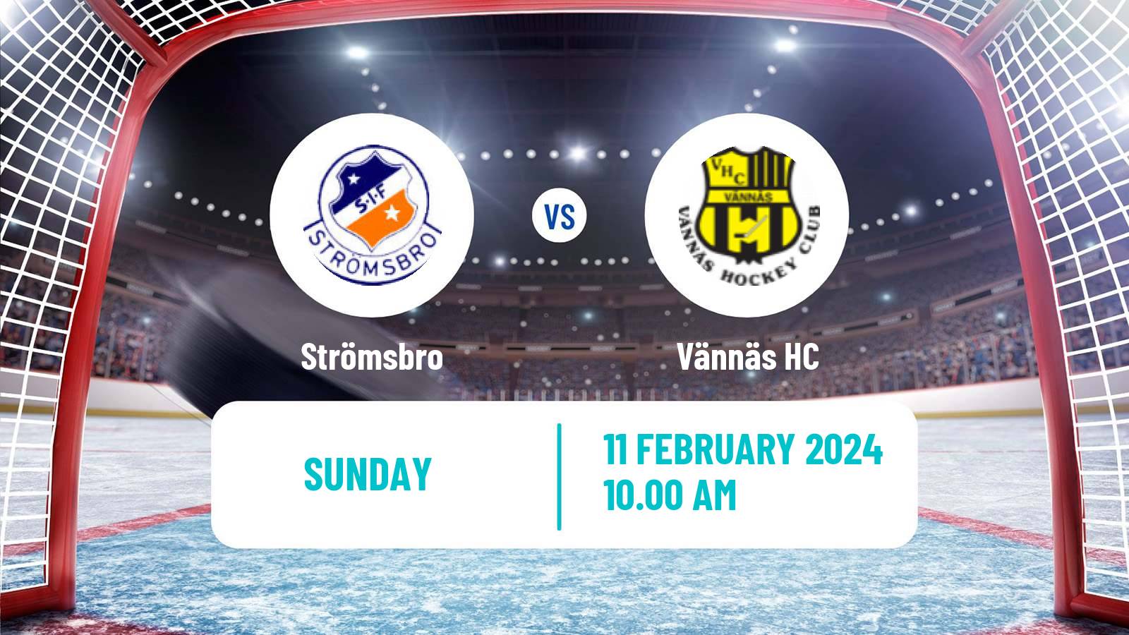 Hockey Swedish HockeyEttan Norra Var Strömsbro - Vännäs