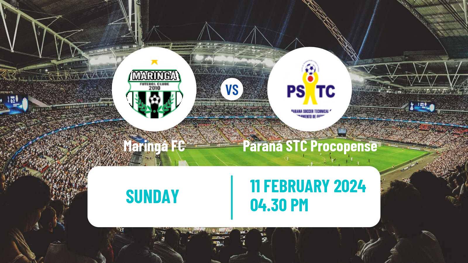 Soccer Brazilian Campeonato Paranaense Maringá - Paraná STC Procopense