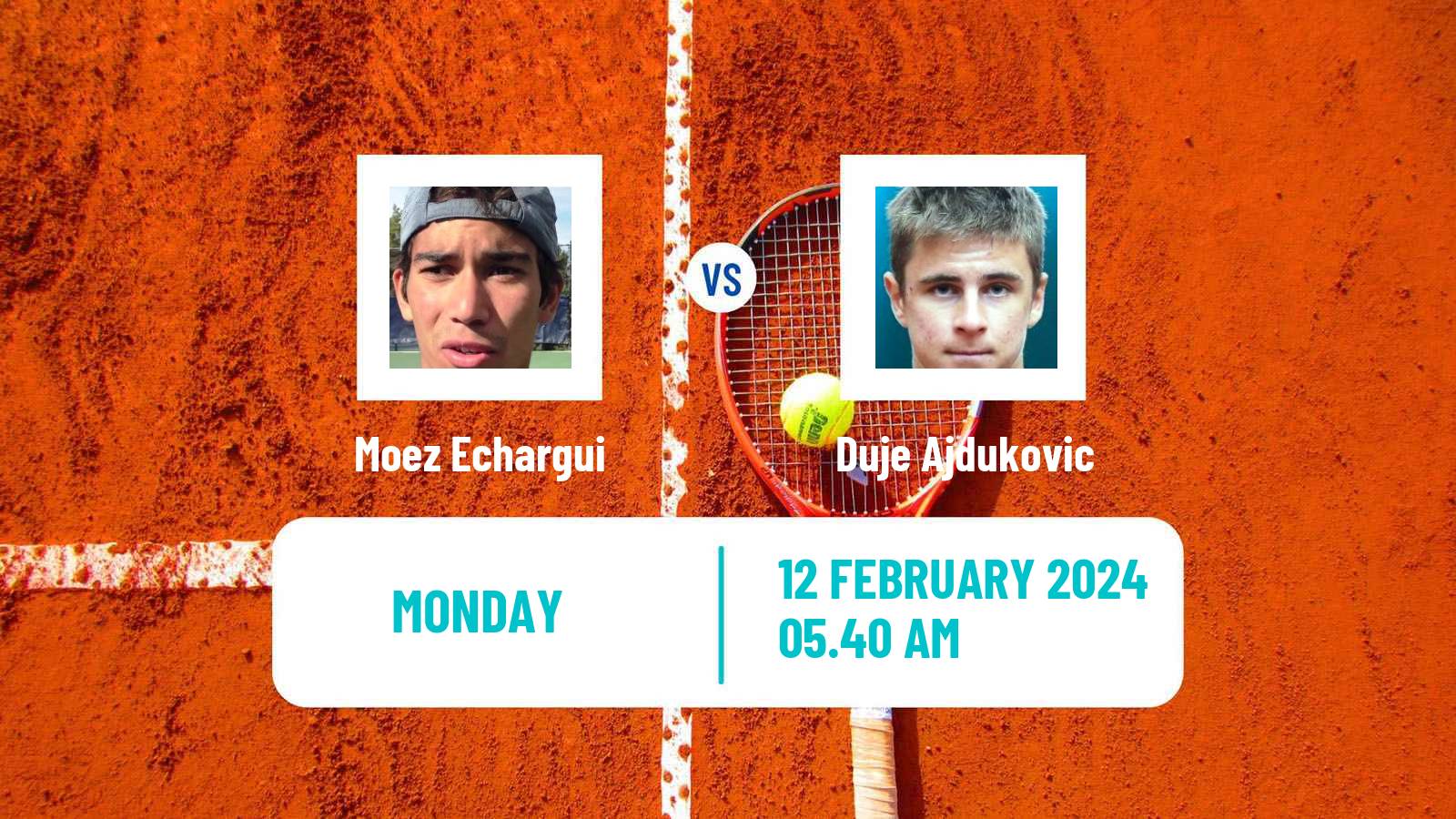Tennis Bengaluru Challenger Men Moez Echargui - Duje Ajdukovic
