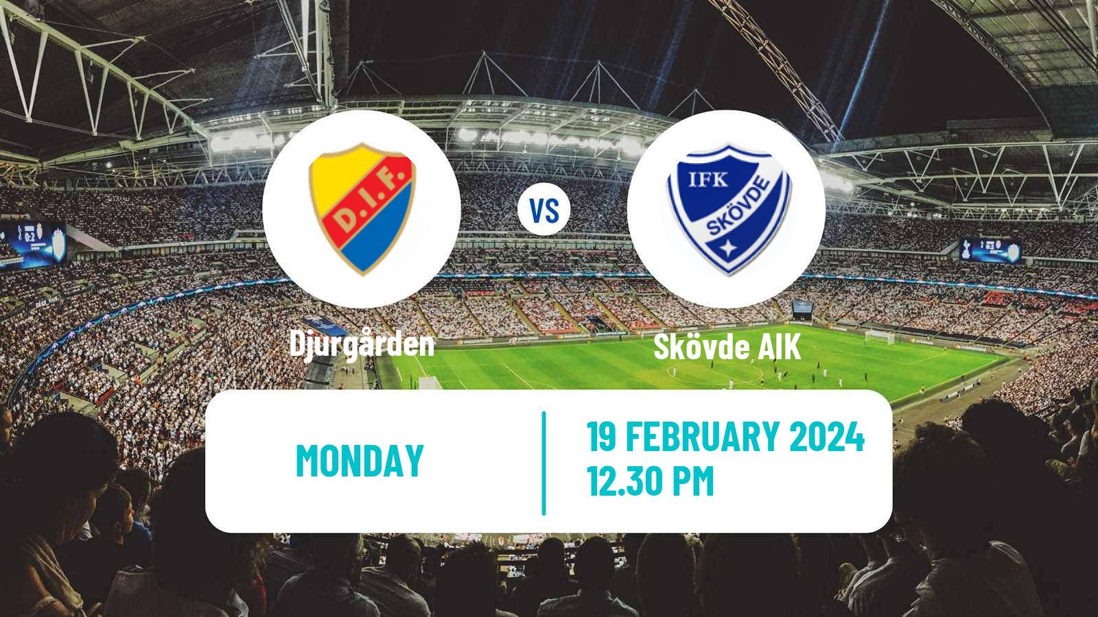 Soccer Svenska Cupen Djurgården - Skövde AIK