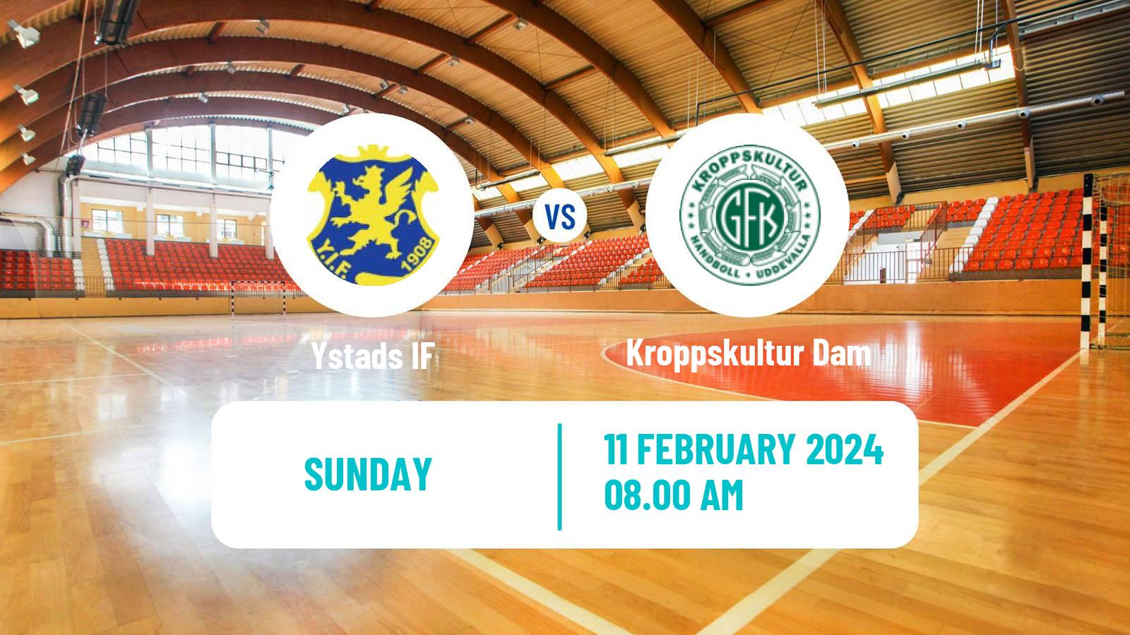 Handball Swedish Allsvenskan Handball Women Ystads IF - Kroppskultur Dam